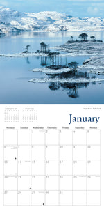Scottish Lochs and Glens Calendar 2025 Organiser Wall Planner Christmas Gift