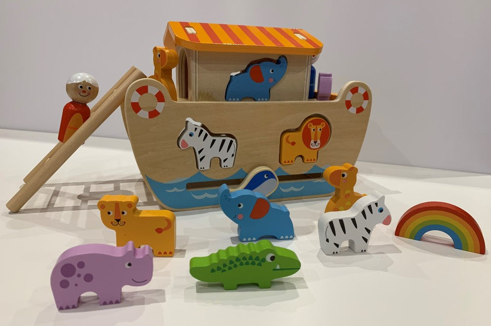 Noah's ark wooden store puzzle